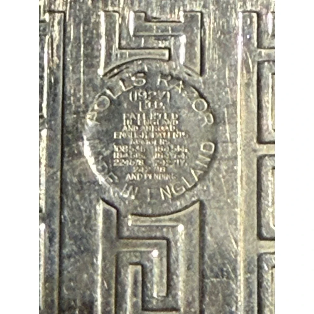 Rolls Razor Safety Razor Mens Silver Imperial No 2 Sheffield Steel Vintage Case